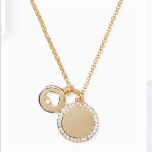 Kate Spade “Pave Charm Pendant” from Spot the spade collection.